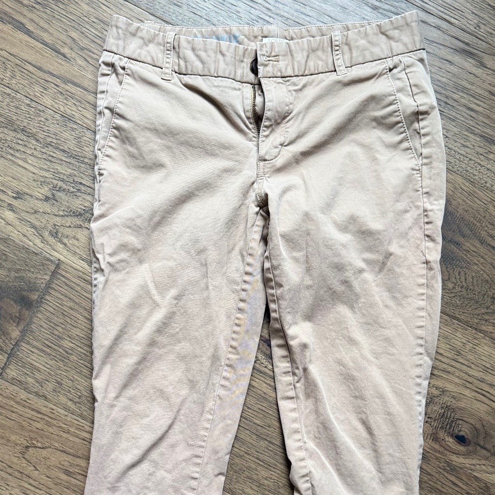 J Crew Frankie pant khaki